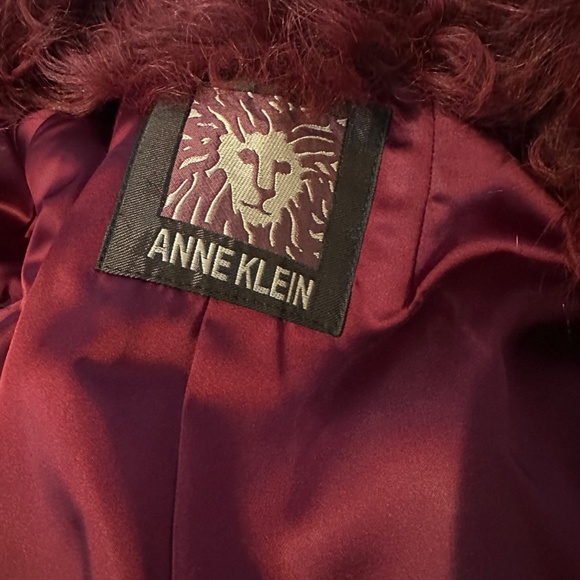Curly Mongolian Lamb Fur & Tapestry Princess Coat by Anne Klein c.1970 - sz S- M - Picture 14 of 16